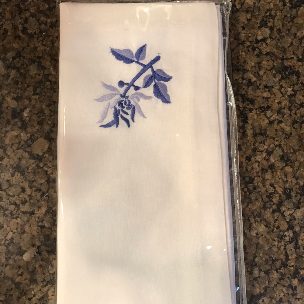 Embroidered napkins